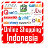 online shopping indonesia android application logo